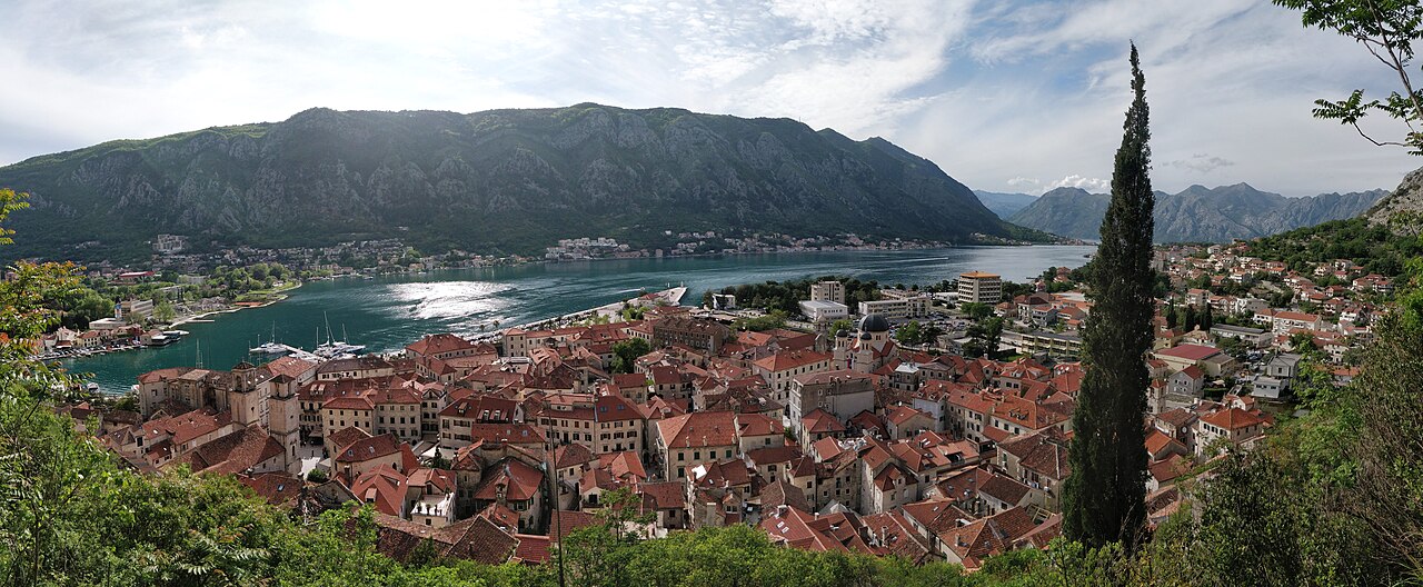 The Serpentine, the Mausoleum and Old Cetinje in Kotor, Montenegro