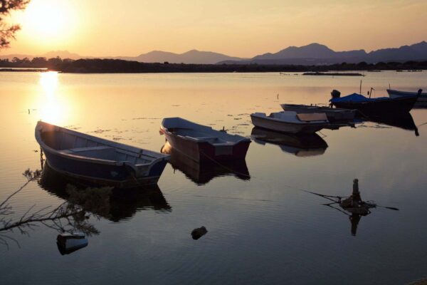 Fishing Boat In The Lake