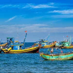 Fishing boats in Vietnam
