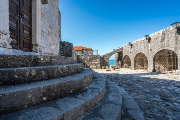 Entrance To Archaeological Museum In Ulcinj