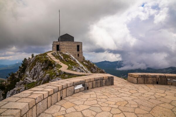 Petar Petrovic Njegos Tomb At National Park Lovcen Montenegro. Sunny Summer Day