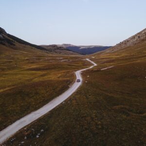 Trip with the jeep in the mountains